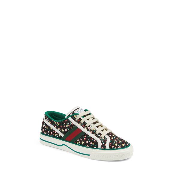 Gucci Tennis 1977 Floral Low Top Sneaker - 8.5 US / 38.5 EU - Picture 1 of 7
